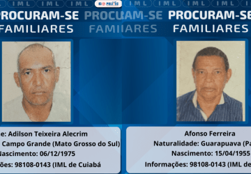 Politec busca familiares de homens mortos em dezembro de 2024 em Cuiabá.